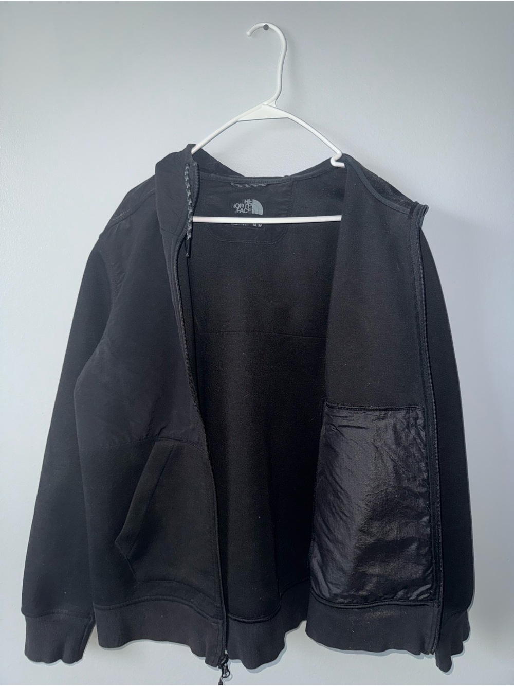 The North Face Black Lightweight Full-Zip Hoodie Jacket
